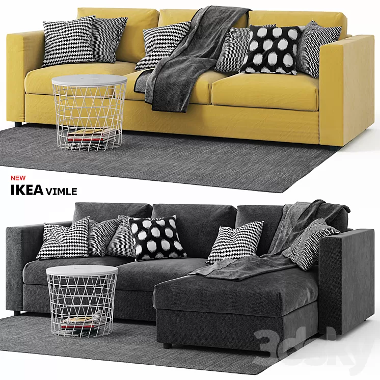 Vimle Ikea / Sofas Wimle Ikea 3D Model