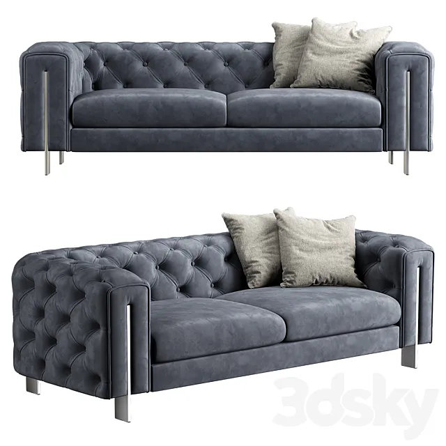 Vincent Contemporary Sofa S 3D Model