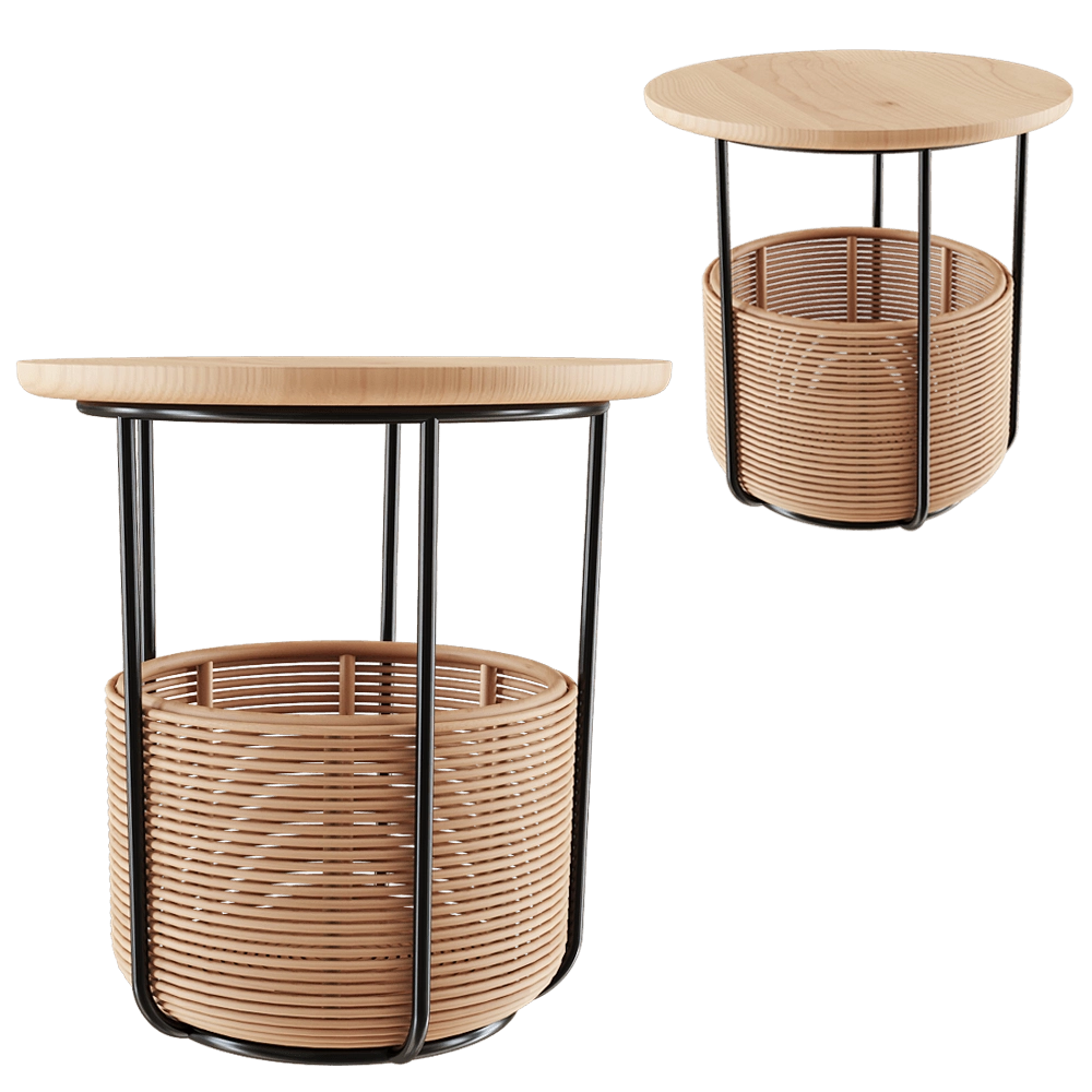 Vincent Sheppard – Basket table Medium 3D Model Vincent Sheppard – Basket table Medium 3D Model
