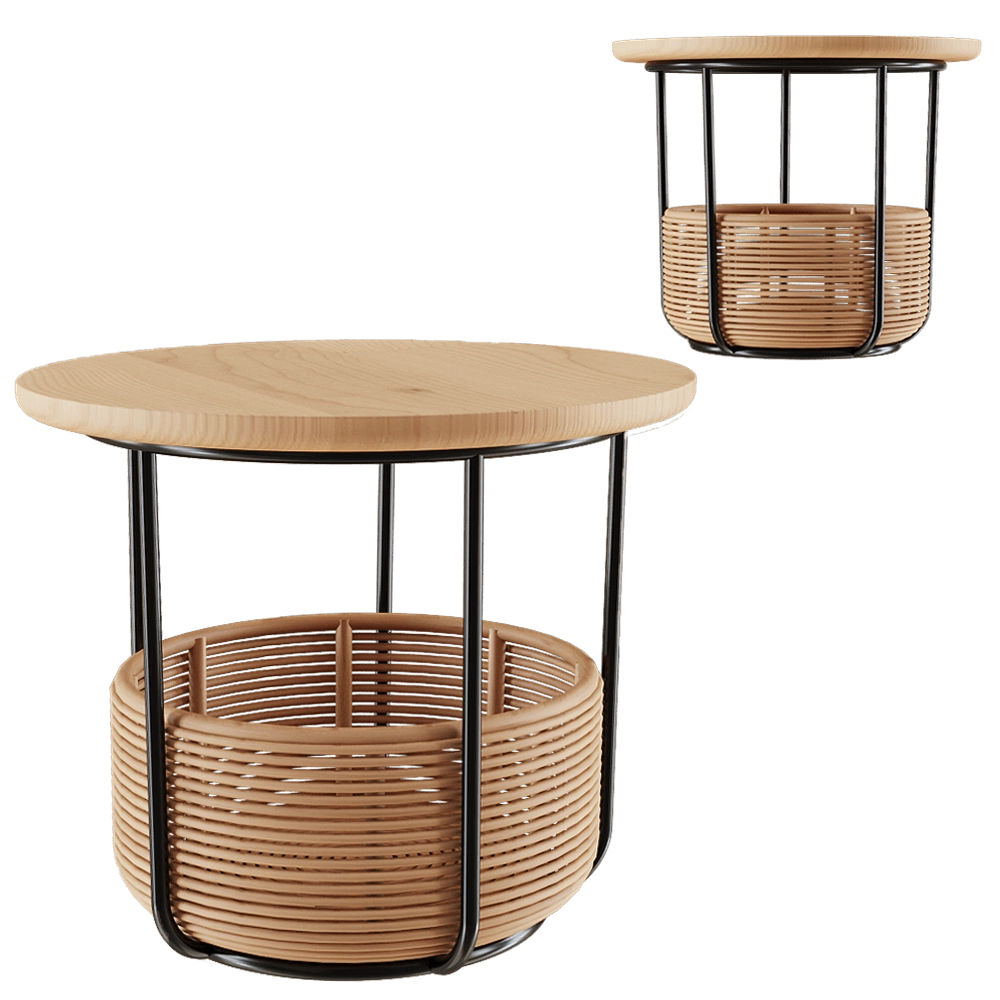 Vincent Sheppard – Basket table Small 3D Model Vincent Sheppard – Basket table Small 3D Model