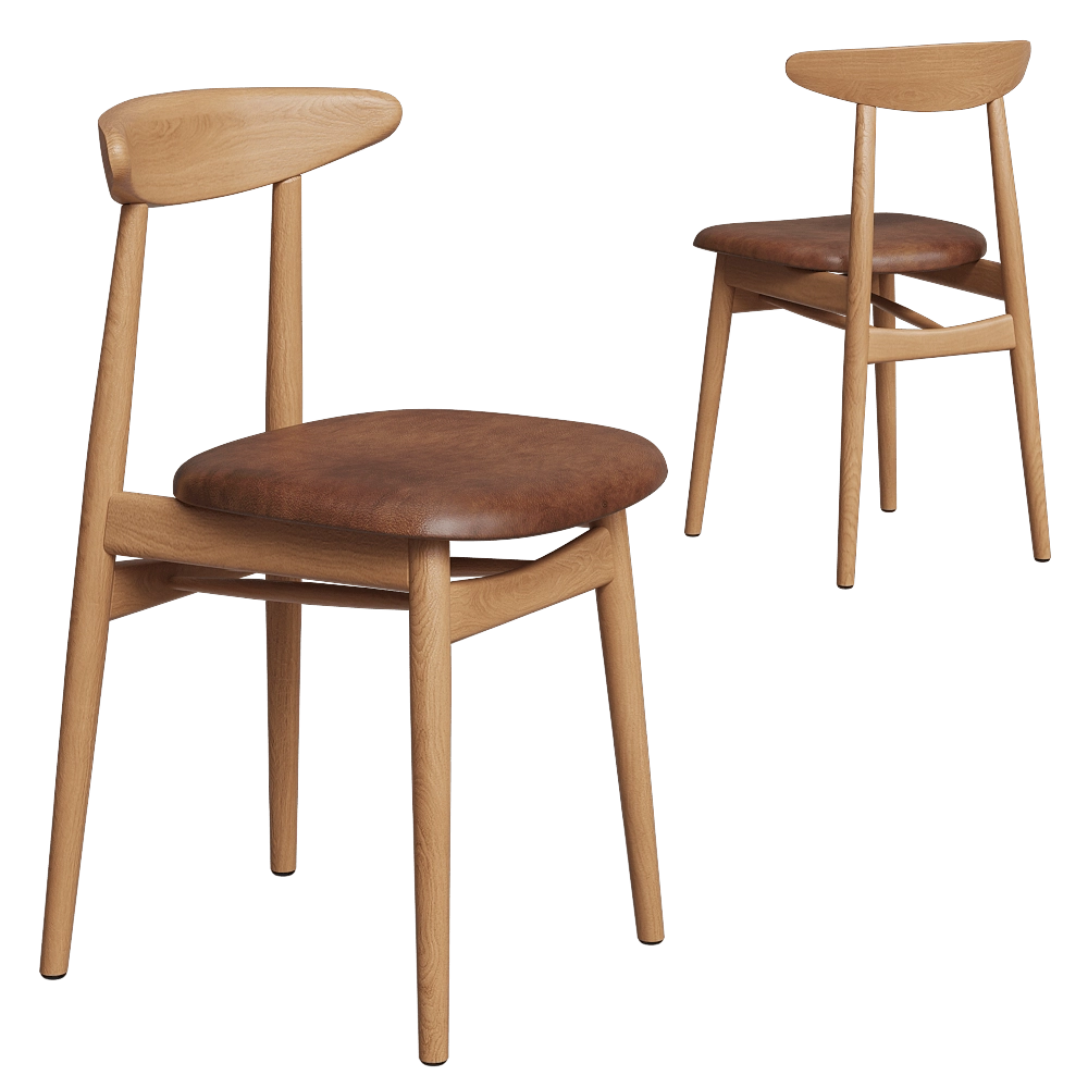 Vincent Sheppard – Dining chair Teo upholstered 3D Model