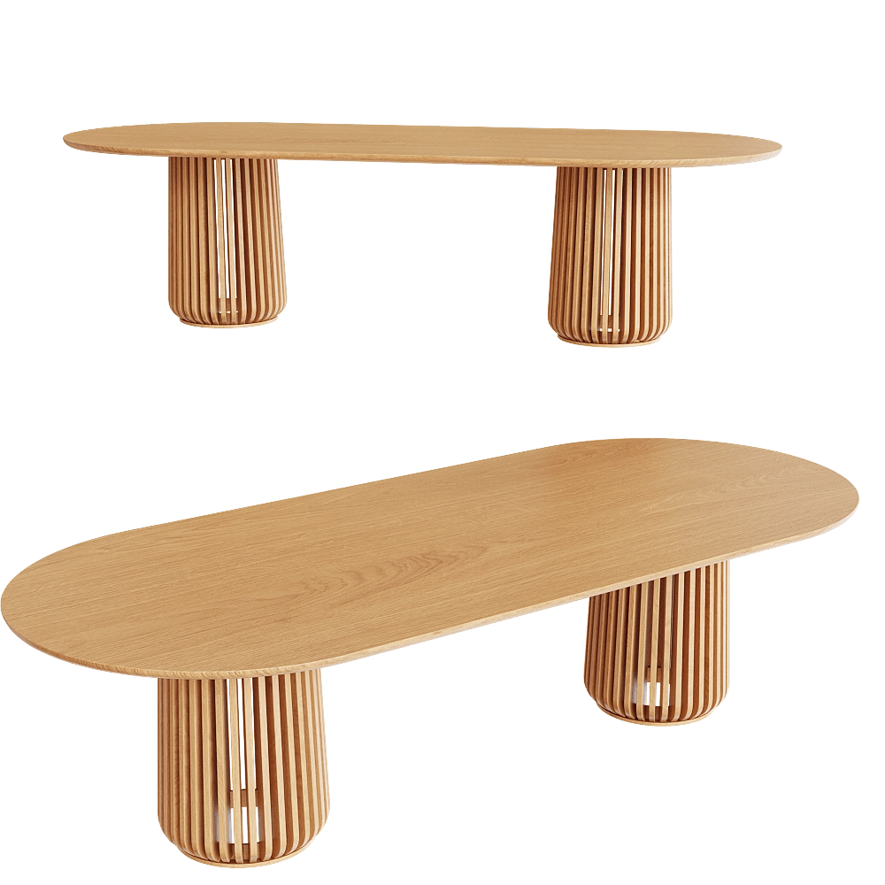 Vincent Sheppard – Dining table Maru oval 3D Model Vincent Sheppard – Dining table Maru oval 3D Model