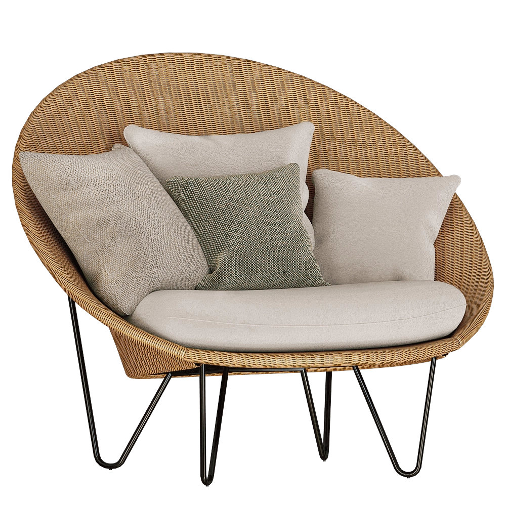 Vincent Sheppard – Lounge chair Joe 3D Model Vincent Sheppard – Lounge chair Joe 3D Model