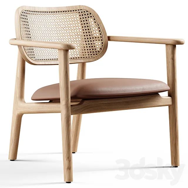 Vincent Sheppard – Titus lounge chair 3D Model