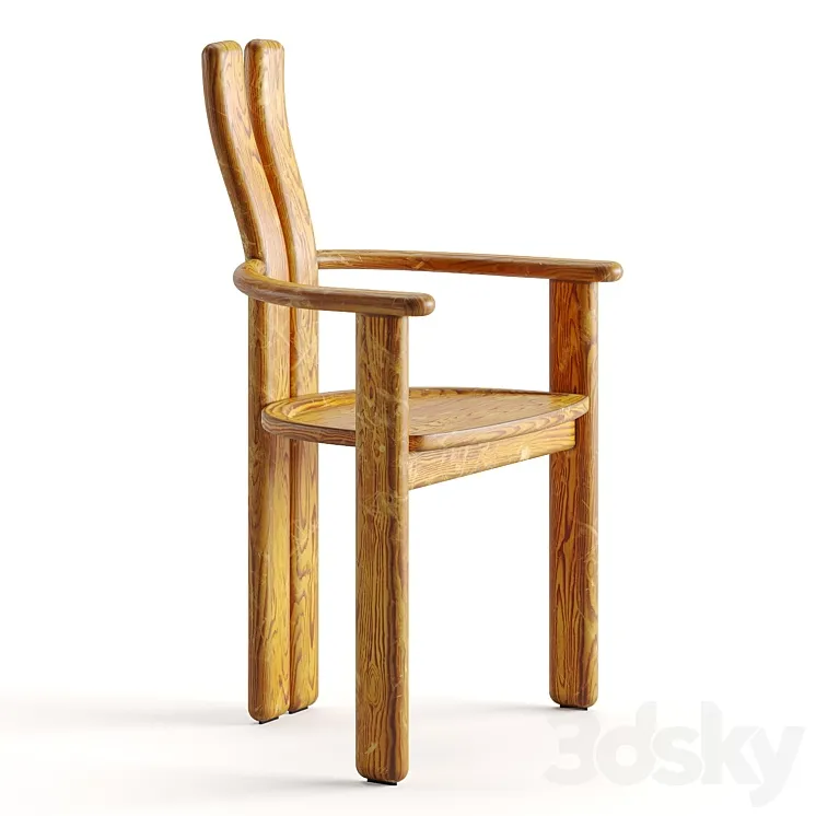 Vintage chair 9NL25 3D Model Free Download