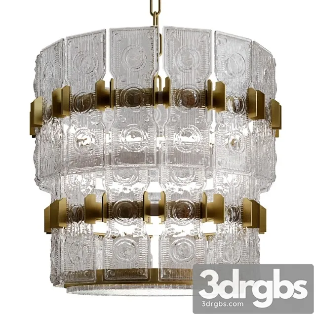 Vintage Chandelier Red May 2 3D Model Download