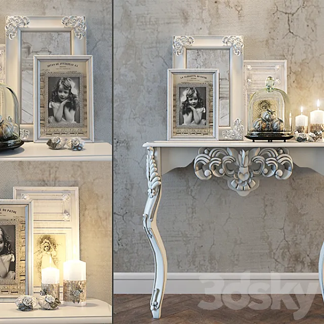 Vintage decor 3D Model Vintage decor 3D Model