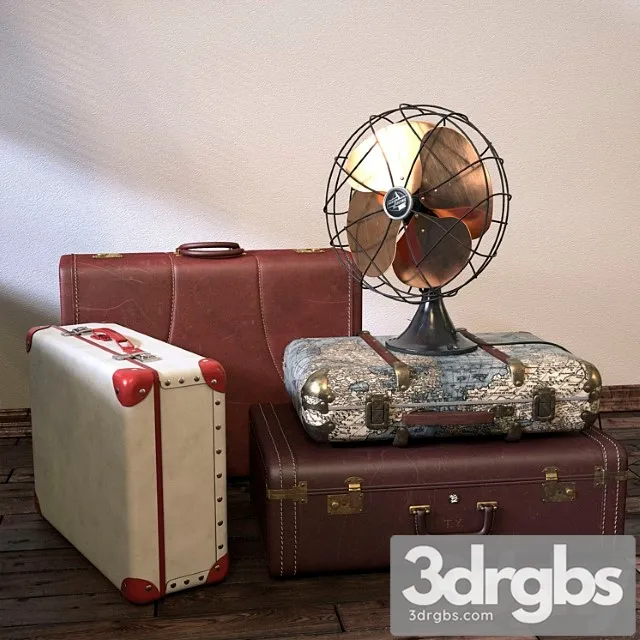 Vintage fan &amp 3D Model Download