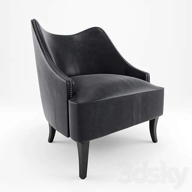 Vintage leather chair 3DModel