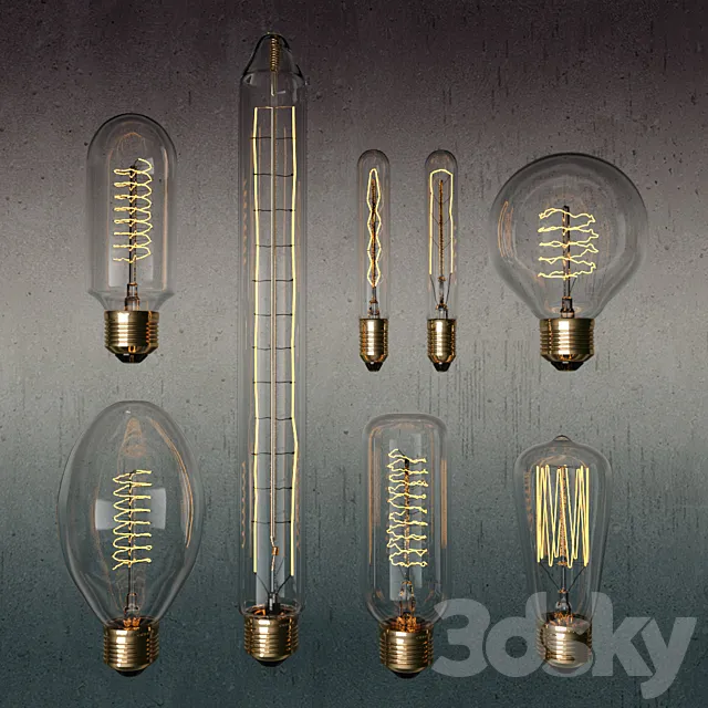 Vintage Light Bulb Free Download