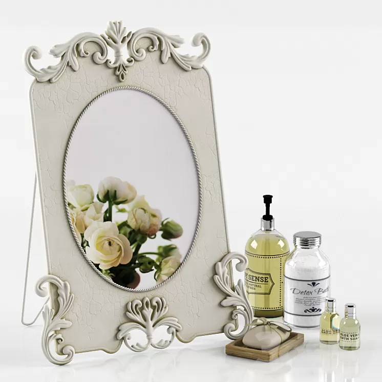 Vintage mirror 3D Model