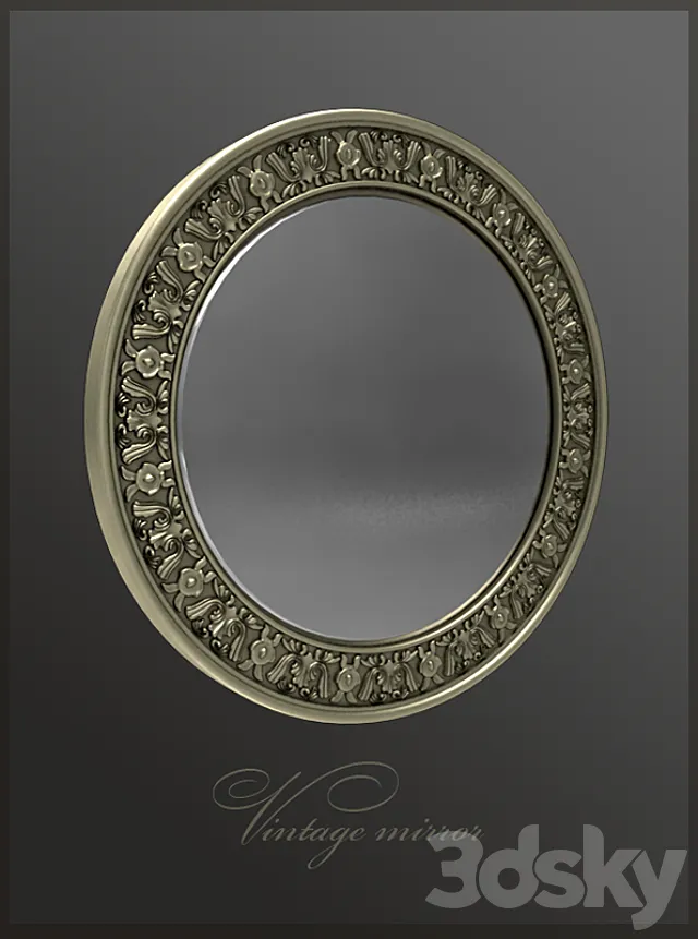Vintage mirror 3DModel Vintage mirror 3DModel