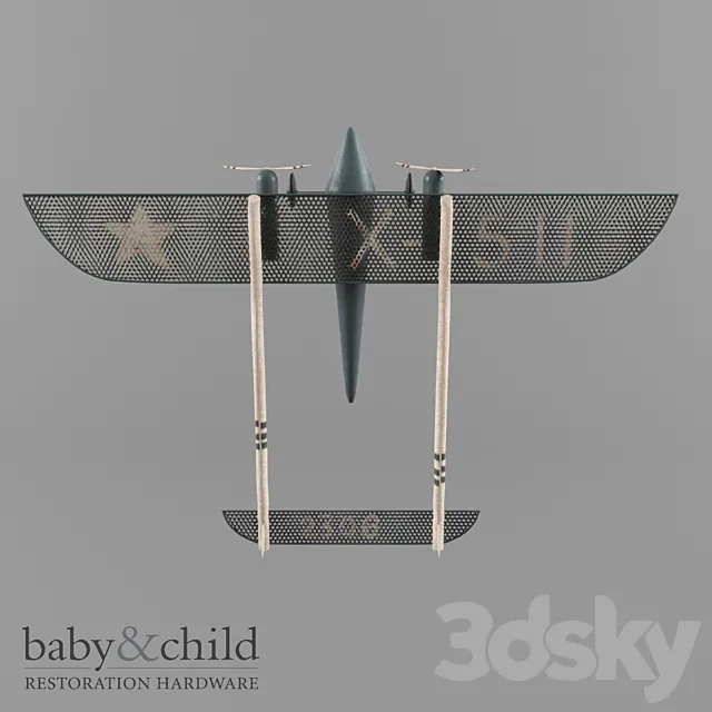 VINTAGE MODEL AIRPLANE 3D Model VINTAGE MODEL AIRPLANE 3D Model