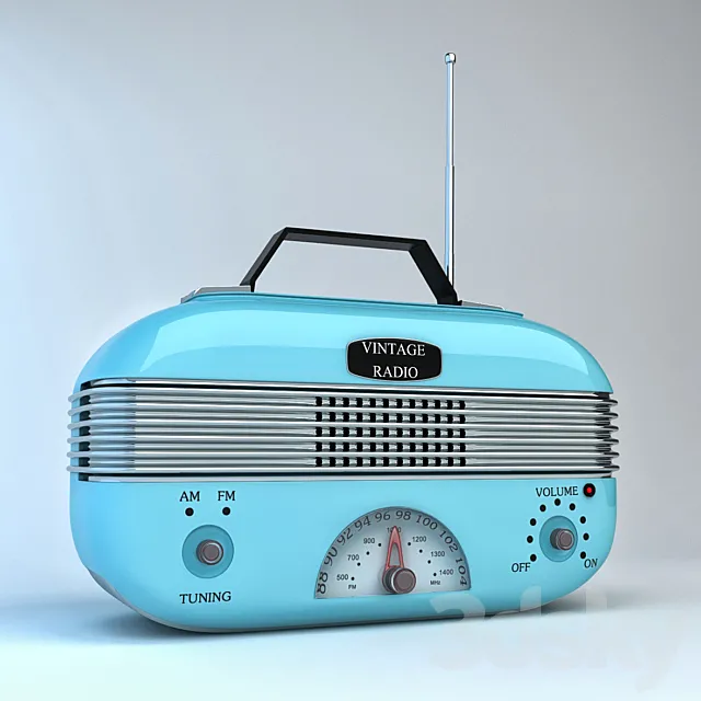 Vintage Radio 3DModel