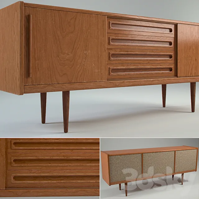 Vintage Sideboard 3D Model