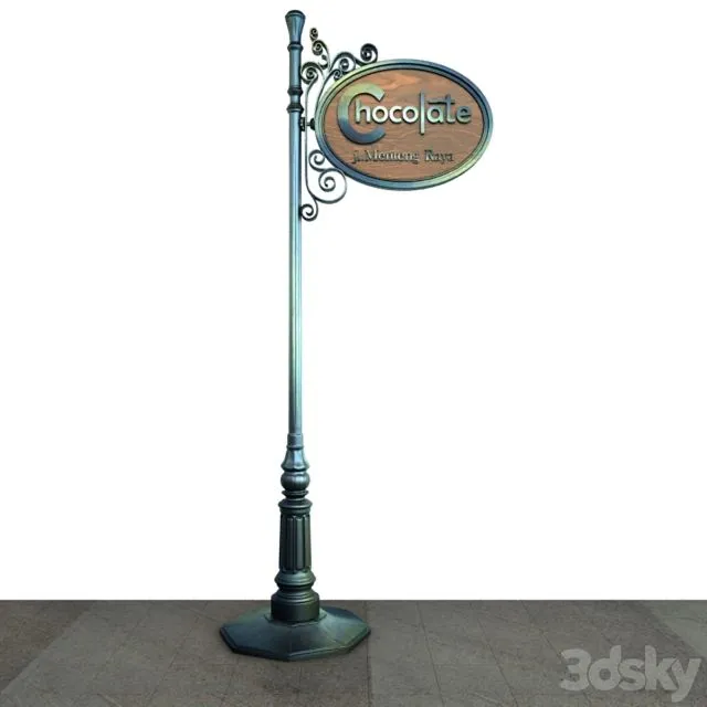 Vintage Signage 005 3D Model Vintage Signage 005 3D Model