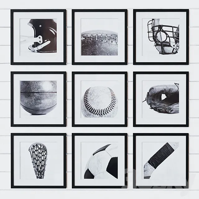 VINTAGE SPORTS GEAR PHOTOGRAPHY 3DModel VINTAGE SPORTS GEAR PHOTOGRAPHY 3DModel