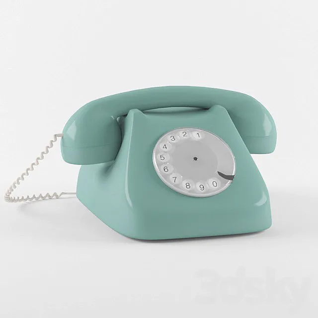 Vintage telephone 3D Model