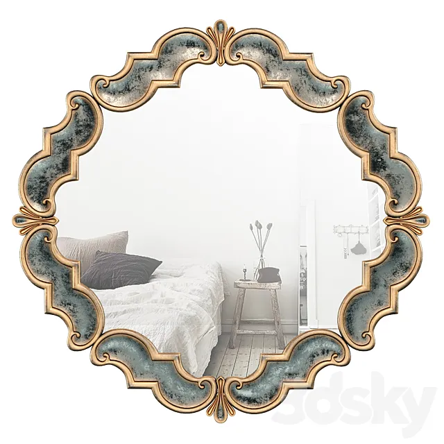 Vintondale Accent Mirror ARGD3097 3DModel Vintondale Accent Mirror ARGD3097 3DModel
