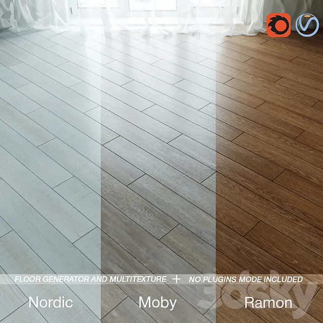 Vinyl Flooring Part 4 3D Model