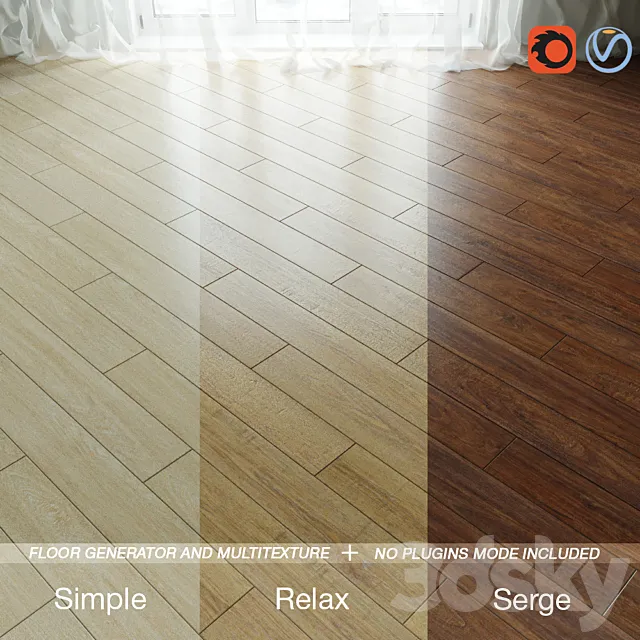 Vinyl Flooring Part 5 3D Model