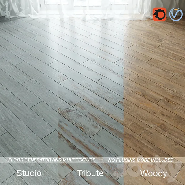 Vinyl Flooring Part 6 3D Model