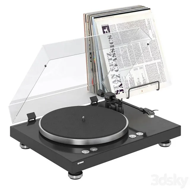 Vinyl player Yamaha MusicCast VINYL 500 (TT-N503) black 3D Model