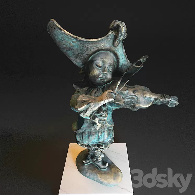 Violinist 3D Model