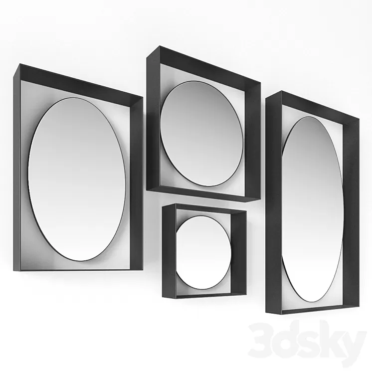 VIP Mirror By Adriani e Rossi edizioni Mirror 3D Model VIP Mirror By Adriani e Rossi edizioni Mirror 3D Model