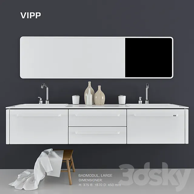 VIPP BADMODUL Larg 3DModel VIPP BADMODUL Larg 3DModel