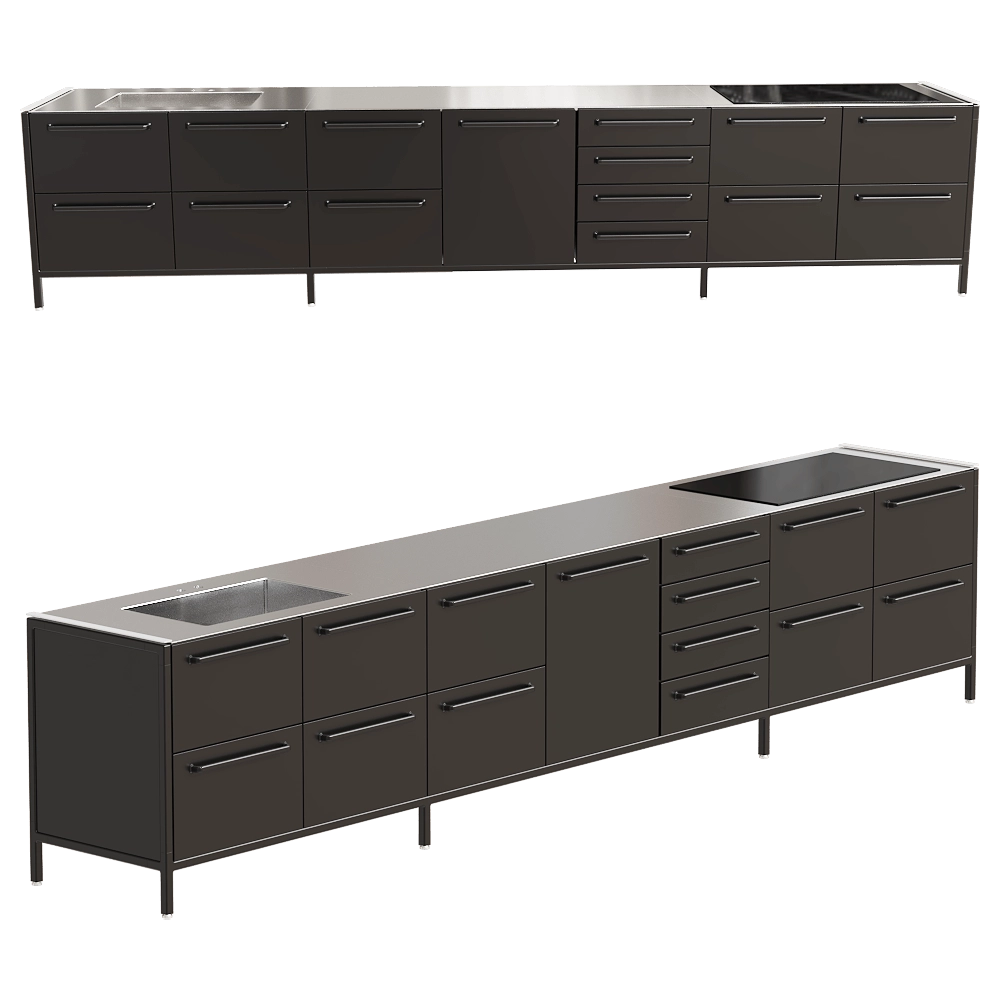 Vipp – Kitchen Vipp V1 wall module 3D Model