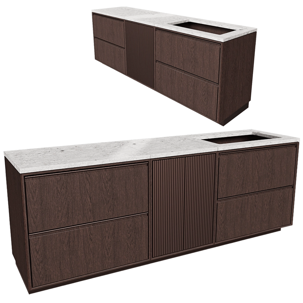 Vipp – Kitchen Vipp V2 wall module 3D Model