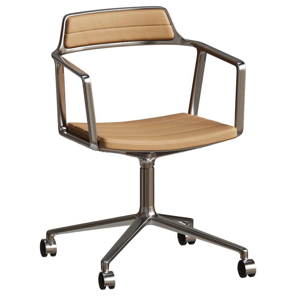 Vipp – Swivel chair Castors 3D Model
