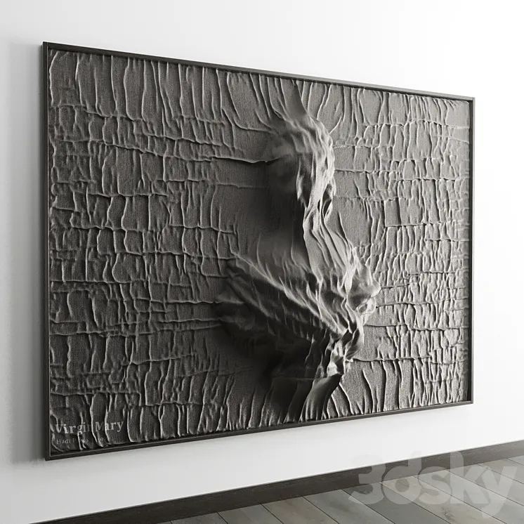 Virgin Mary Arch Frame 02 3D Model Free Download