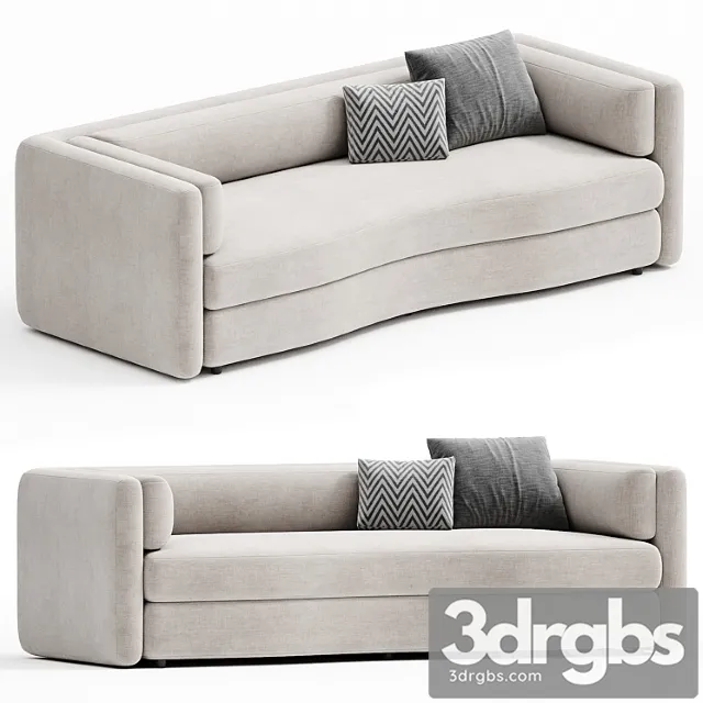 Virgule Sofa 3D Model Download