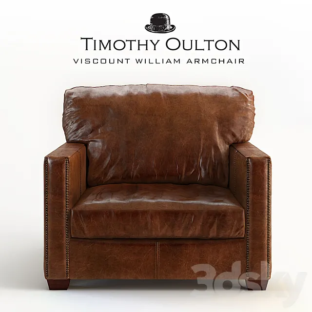Viscount William Armchair 3D Model