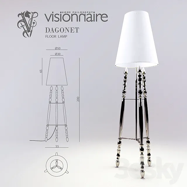 Visionnaire _ DAGONET 3D Model Visionnaire _ DAGONET 3D Model