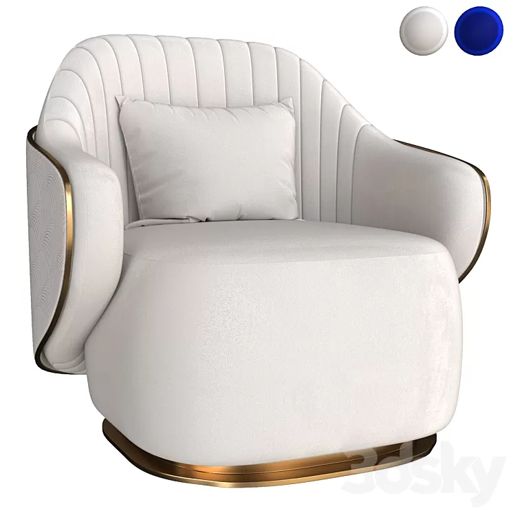 Visionnaire Adele Armchair 3D Model