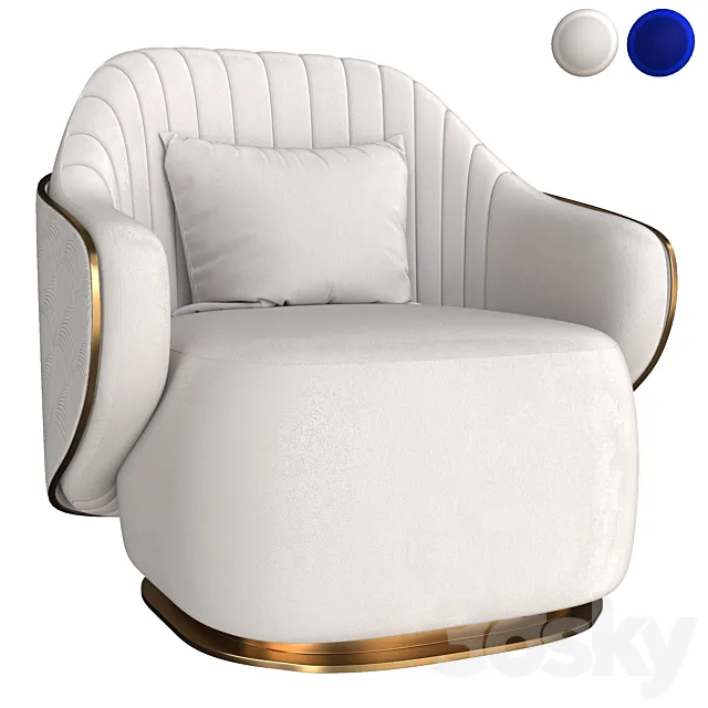 Visionnaire Adele Armchair 3DModel Visionnaire Adele Armchair 3DModel