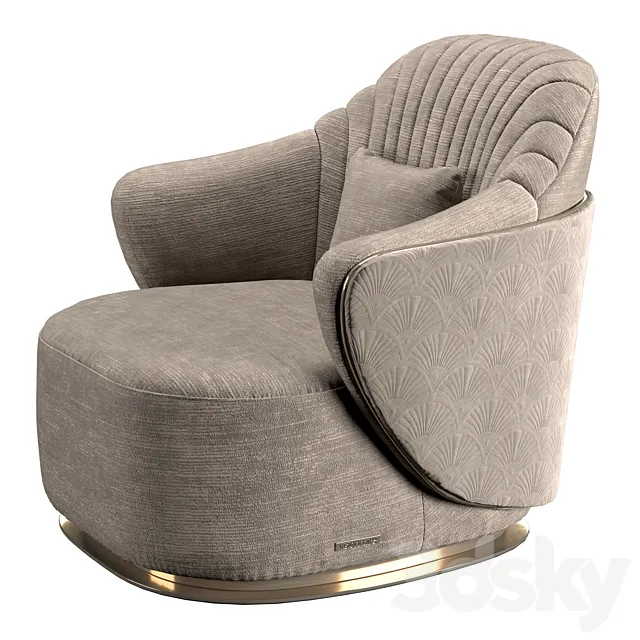 Visionnaire adele armchair 3DModel Visionnaire adele armchair 3DModel