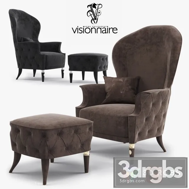 Visionnaire Alice Armchair 3D Model Download Visionnaire Alice Armchair 3D Model Download