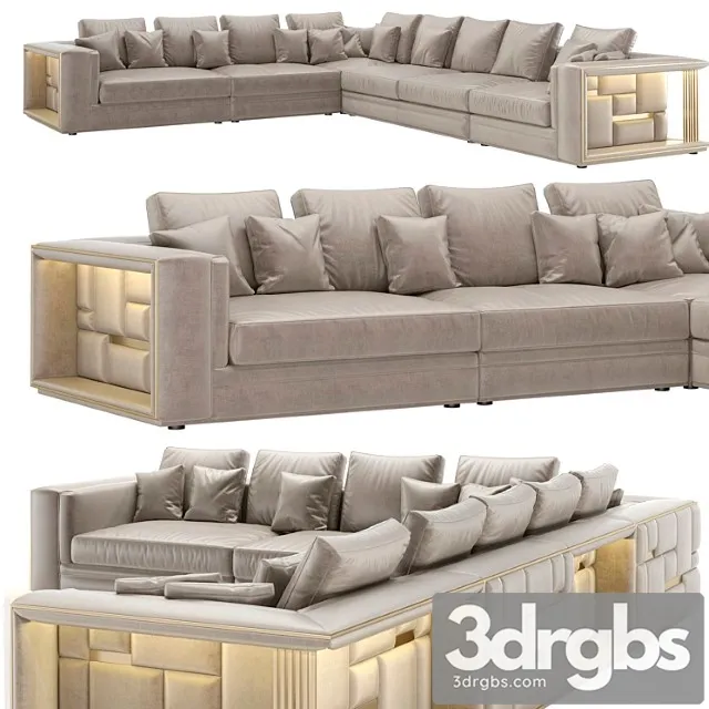Visionnaire Babylon Rack Sofa 3D Model Download