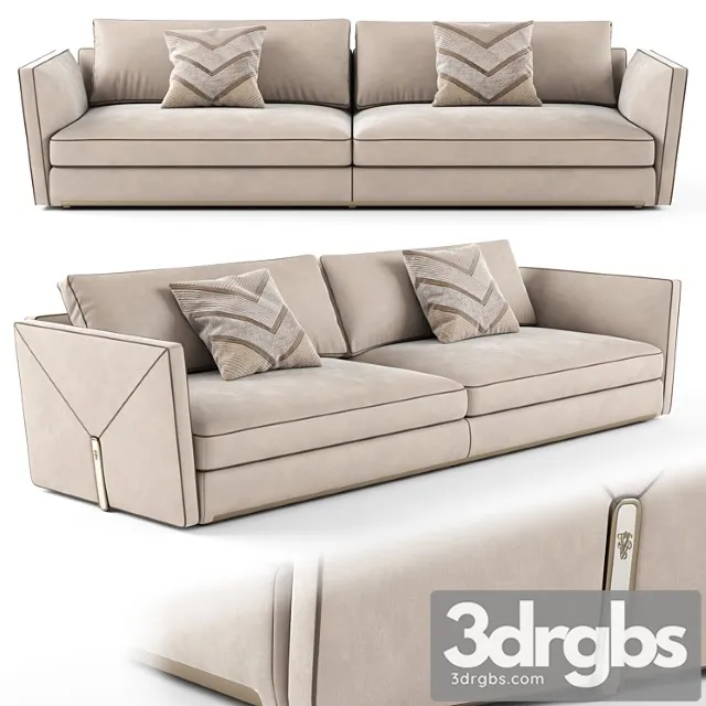 Visionnaire bastian 3 seater sofa 01 2 3D Model Download
