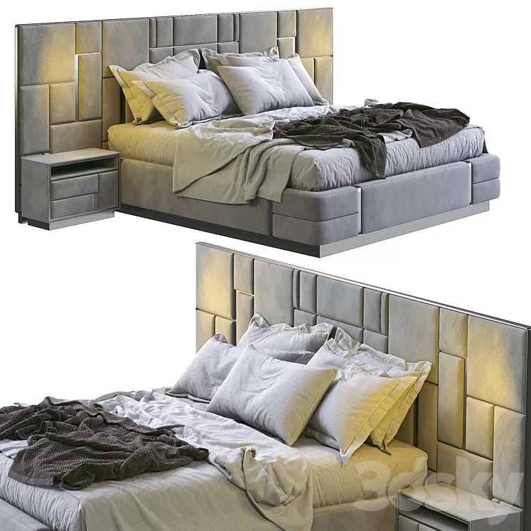 Visionnaire Bed Beloved 3D Model