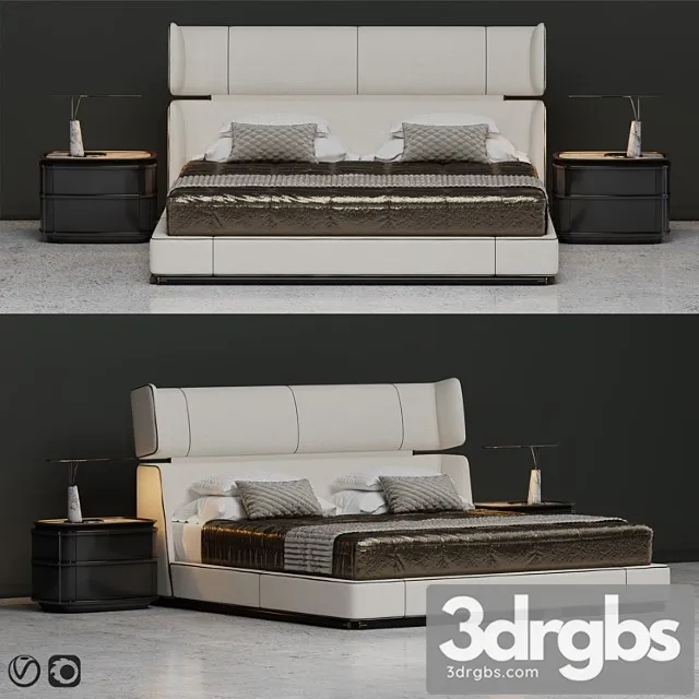 Visionnaire bed reverie 2 3D Model Download