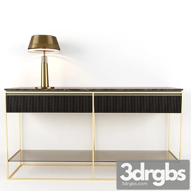 Visionnaire console banner 2 3D Model Download