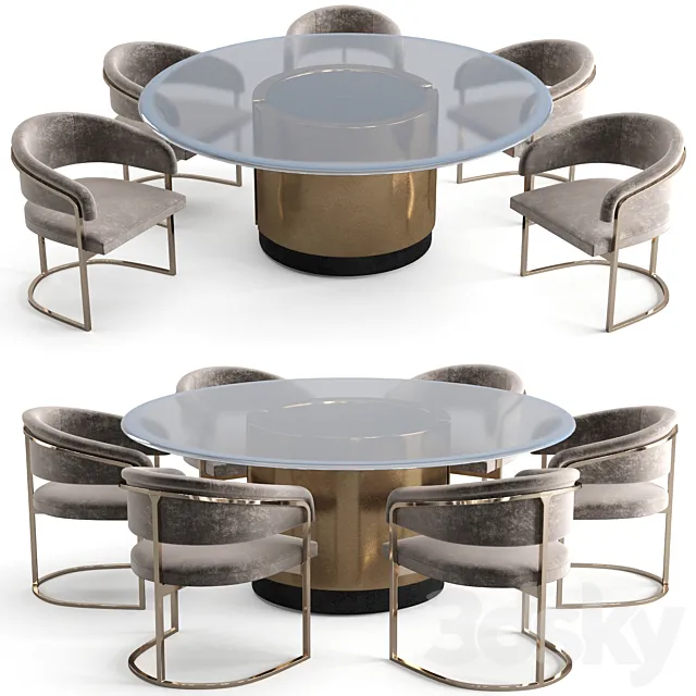 Visionnaire dining set 3DModel