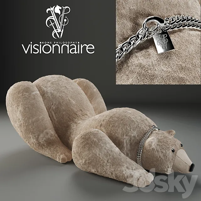 visionnaire Dubhe BEAR CHAISE-LONGUE 3DModel visionnaire Dubhe BEAR CHAISE-LONGUE 3DModel