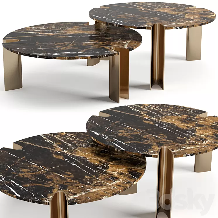 Visionnaire Egmont coffee table 3D Model Free Download