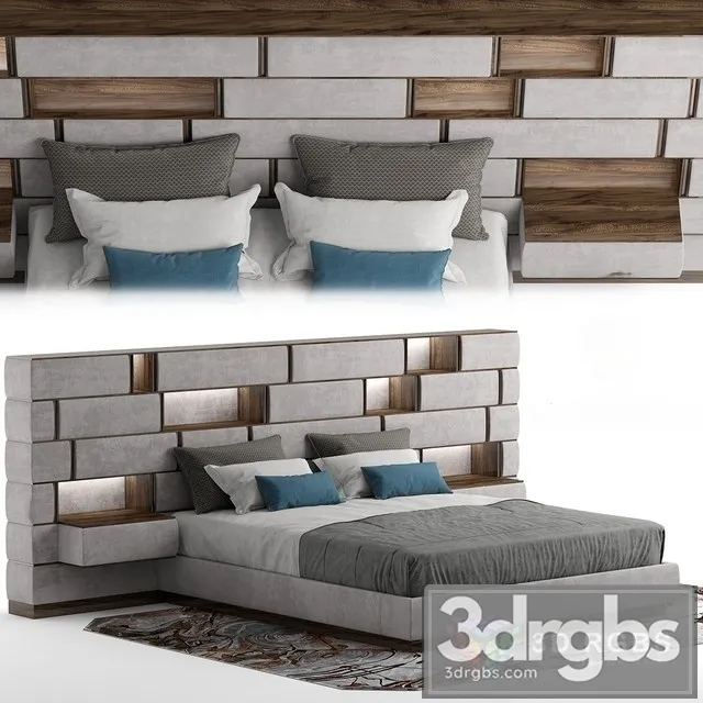 Visionnaire Emotion Bed 3D Model Download